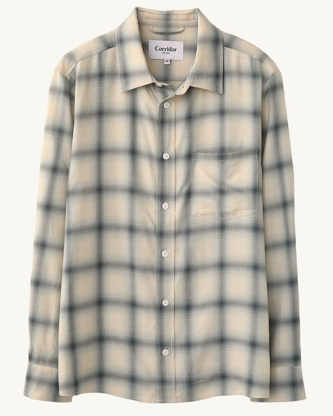 Shadow Check Cloth Shadow Check LS - Natural - Corridor